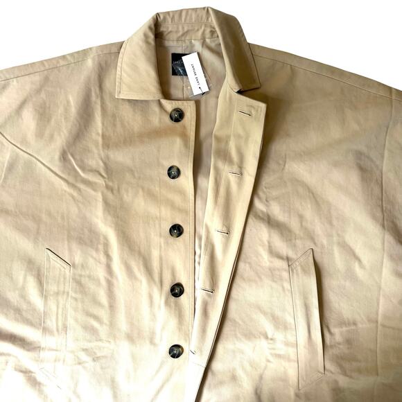 Lane Bryant Khaki Cape Coat Poncho Jacket Size 14/16 New With Tags - Picture 4 of 11